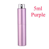 5-20ML metal aluminum Portable Refillable Perfume Bottle Cosmetic Container Empty Spray Atomizer Travel Sub-Bottle liner glass
