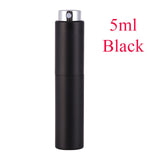 5-20ML metal aluminum Portable Refillable Perfume Bottle Cosmetic Container Empty Spray Atomizer Travel Sub-Bottle liner glass