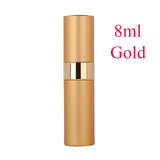 5-20ML metal aluminum Portable Refillable Perfume Bottle Cosmetic Container Empty Spray Atomizer Travel Sub-Bottle liner glass