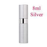 5-20ML metal aluminum Portable Refillable Perfume Bottle Cosmetic Container Empty Spray Atomizer Travel Sub-Bottle liner glass
