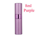 5-20ML metal aluminum Portable Refillable Perfume Bottle Cosmetic Container Empty Spray Atomizer Travel Sub-Bottle liner glass