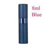 5-20ML metal aluminum Portable Refillable Perfume Bottle Cosmetic Container Empty Spray Atomizer Travel Sub-Bottle liner glass