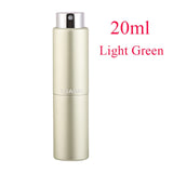 5-20ML metal aluminum Portable Refillable Perfume Bottle Cosmetic Container Empty Spray Atomizer Travel Sub-Bottle liner glass