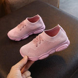 New Baby Sneakers 2020 Fashion Children's Flat Shoes Baby Kids Girls Shoes Stretch Breathable Mesh Sports Running Shoes - shopwishi 