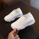 New Baby Sneakers 2020 Fashion Children's Flat Shoes Baby Kids Girls Shoes Stretch Breathable Mesh Sports Running Shoes - shopwishi 