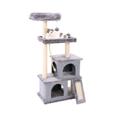 Hot Catt Tree Multilevel and Luxury Cat Towers 50 Inches with 2 Condos