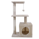 Hot Catt Tree Multilevel and Luxury Cat Towers 50 Inches with 2 Condos
