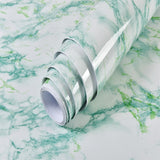 PVC Marble Waterproof Contact Paper Vinyl Self Adhesive Wallpaper Decorative Film Kitchen Cabinets Countertop Furniture Stickers