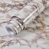 PVC Marble Waterproof Contact Paper Vinyl Self Adhesive Wallpaper Decorative Film Kitchen Cabinets Countertop Furniture Stickers