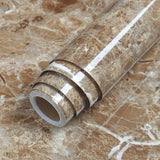 PVC Marble Waterproof Contact Paper Vinyl Self Adhesive Wallpaper Decorative Film Kitchen Cabinets Countertop Furniture Stickers