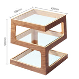 Hela Living Room Furniture Sofa Side Table Coffee Table Walnut Stalinite Bedside tables Night Tables