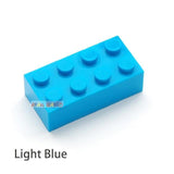 40pcs DIY Building Blocks Thick Figures Bricks 2x4 Dots Educational Creative Size Compatible With lego Plastic Toys for Children - shopwishi 