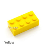 40pcs DIY Building Blocks Thick Figures Bricks 2x4 Dots Educational Creative Size Compatible With lego Plastic Toys for Children - shopwishi 