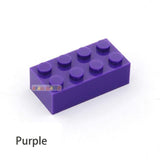 40pcs DIY Building Blocks Thick Figures Bricks 2x4 Dots Educational Creative Size Compatible With lego Plastic Toys for Children - shopwishi 