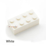 40pcs DIY Building Blocks Thick Figures Bricks 2x4 Dots Educational Creative Size Compatible With lego Plastic Toys for Children - shopwishi 