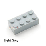 40pcs DIY Building Blocks Thick Figures Bricks 2x4 Dots Educational Creative Size Compatible With lego Plastic Toys for Children - shopwishi 
