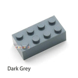 40pcs DIY Building Blocks Thick Figures Bricks 2x4 Dots Educational Creative Size Compatible With lego Plastic Toys for Children - shopwishi 