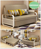 Modern Sofa bed foldable single double small multi-functional fabric sofa