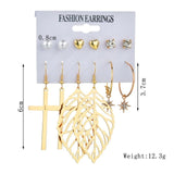 Exknl Women Earrings Set Acrylic Pearl Earrings For Women Bohemian Leopard Tassel Stud Earrings 2020 New Brincos Fashion Jewelry