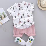 Baby Boy Clothes Sport Clothing Tracksuit Summer Casual Clothes Set T-shirt +shorts 2PCS Toddler Clothing Sets 0-4 Years