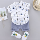 Baby Boy Clothes Sport Clothing Tracksuit Summer Casual Clothes Set T-shirt +shorts 2PCS Toddler Clothing Sets 0-4 Years