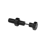 1 pair Punk Black Multiple Styles Stainless/Titanium Steel Stud Earrings For Men and Women Gothic Street Pop Hip Hop Ear Jewelry - shopwishi 