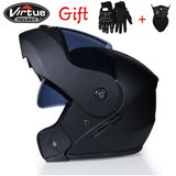 New Flip Up Motorcycle Helmet Motorbike Modular Dual Lens Motocross Moto Helmet Crash Full Face Helmets Casco Moto Casque