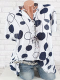 Women blouses large size shirt ladies shirt fashion shirt casual wave point short-sleeved shirt women