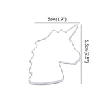 1pcs Birthday Unicorn llama Mermaid Flamingo Cake Biscuit Mold Stainless Steel Cookie Cutters Mould Party Decorations DIY Tools