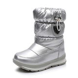 Russia children's winter boots ankle kids snow boots girls winter shoes Fashion wool boys waterproof boots - shopwishi 