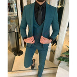 2022 Fashion Lattice Men's Suit Slim Fit Prom Wedding Suits for Men