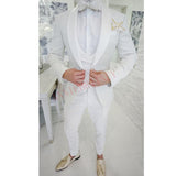 2022 Fashion Lattice Men's Suit Slim Fit Prom Wedding Suits for Men