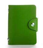 Fashion PU Leather Function 24 Bits Card Case Business Card Holder Men Women Credit Passport Card Bag ID Passport Card Wallets