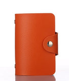 Fashion PU Leather Function 24 Bits Card Case Business Card Holder Men Women Credit Passport Card Bag ID Passport Card Wallets