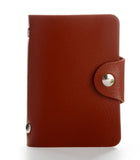 Fashion PU Leather Function 24 Bits Card Case Business Card Holder Men Women Credit Passport Card Bag ID Passport Card Wallets