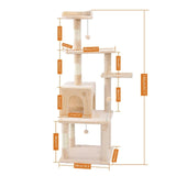 Pet Cat Tree Condo House Scratcher Scratching Post Climbing Tree Toys for Cat Kitten Protecting Furniture Fast Domestic Delivery