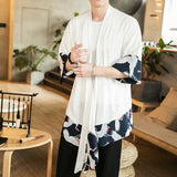 Japanese Kimono Traditional Pants Men Asian Clothing Bath Pant Casual Loose Male Japan Style Yukata Trousers Linen Cropped Pants
