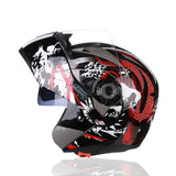Motorcycle helmets Safe Double Visor ECE DOT Flip up helmet casque moto Racing 4 season motor cycle MOTO helmet