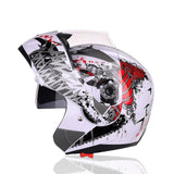 Motorcycle helmets Safe Double Visor ECE DOT Flip up helmet casque moto Racing 4 season motor cycle MOTO helmet