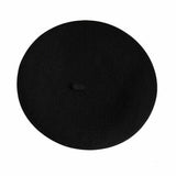 Winter Warm faux Wool Beret Women Girls French Artist Beanie Hat Cap red black purple beige orange Kawaii Flat Top caps warmers