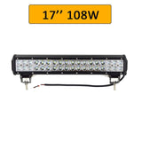 Auxtings 12'' 22'' 20inch 12V 24V offroad led light bar Spot Flood Combo 20'' 126W led Work Light for Jeep Car 4WD Truck SUV ATV