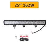 Auxtings 12'' 22'' 20inch 12V 24V offroad led light bar Spot Flood Combo 20'' 126W led Work Light for Jeep Car 4WD Truck SUV ATV