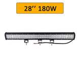 Auxtings 12'' 22'' 20inch 12V 24V offroad led light bar Spot Flood Combo 20'' 126W led Work Light for Jeep Car 4WD Truck SUV ATV