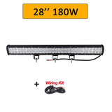 Auxtings 12'' 22'' 20inch 12V 24V offroad led light bar Spot Flood Combo 20'' 126W led Work Light for Jeep Car 4WD Truck SUV ATV