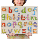 New 30cm Baby Toys Montessori Wooden Puzzle Hand Grab Board Educational Wood Puzzles for Kids Cartoon Animal Vehicle Child Gift