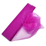 48cm x 10m Mariage Yarn Tulle Roll Sheer Crystal Organza Fabric Birthday Event Party Supplies for Wedding Decoration