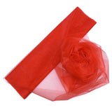48cm x 10m Mariage Yarn Tulle Roll Sheer Crystal Organza Fabric Birthday Event Party Supplies for Wedding Decoration