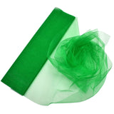 48cm x 10m Mariage Yarn Tulle Roll Sheer Crystal Organza Fabric Birthday Event Party Supplies for Wedding Decoration