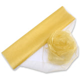 48cm x 10m Mariage Yarn Tulle Roll Sheer Crystal Organza Fabric Birthday Event Party Supplies for Wedding Decoration