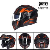 GXT New Motorcycle Helmet Flip up Motocross Helmet Capacete da Motocicleta Cascos Moto Casque Doublel lens Racing Riding Helmet#